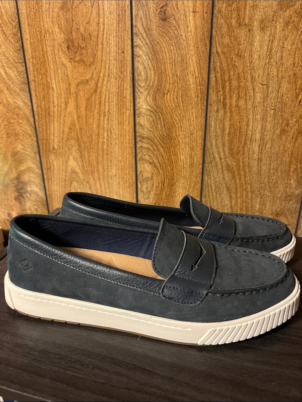 Sperry Anchor Leather Loafer Flats